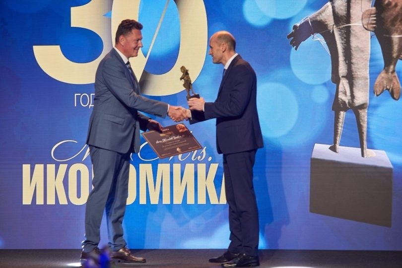 Шефът на „Биовет” Ангел Желязков с приз от ”30 години Мистър и Мисис Икономика”